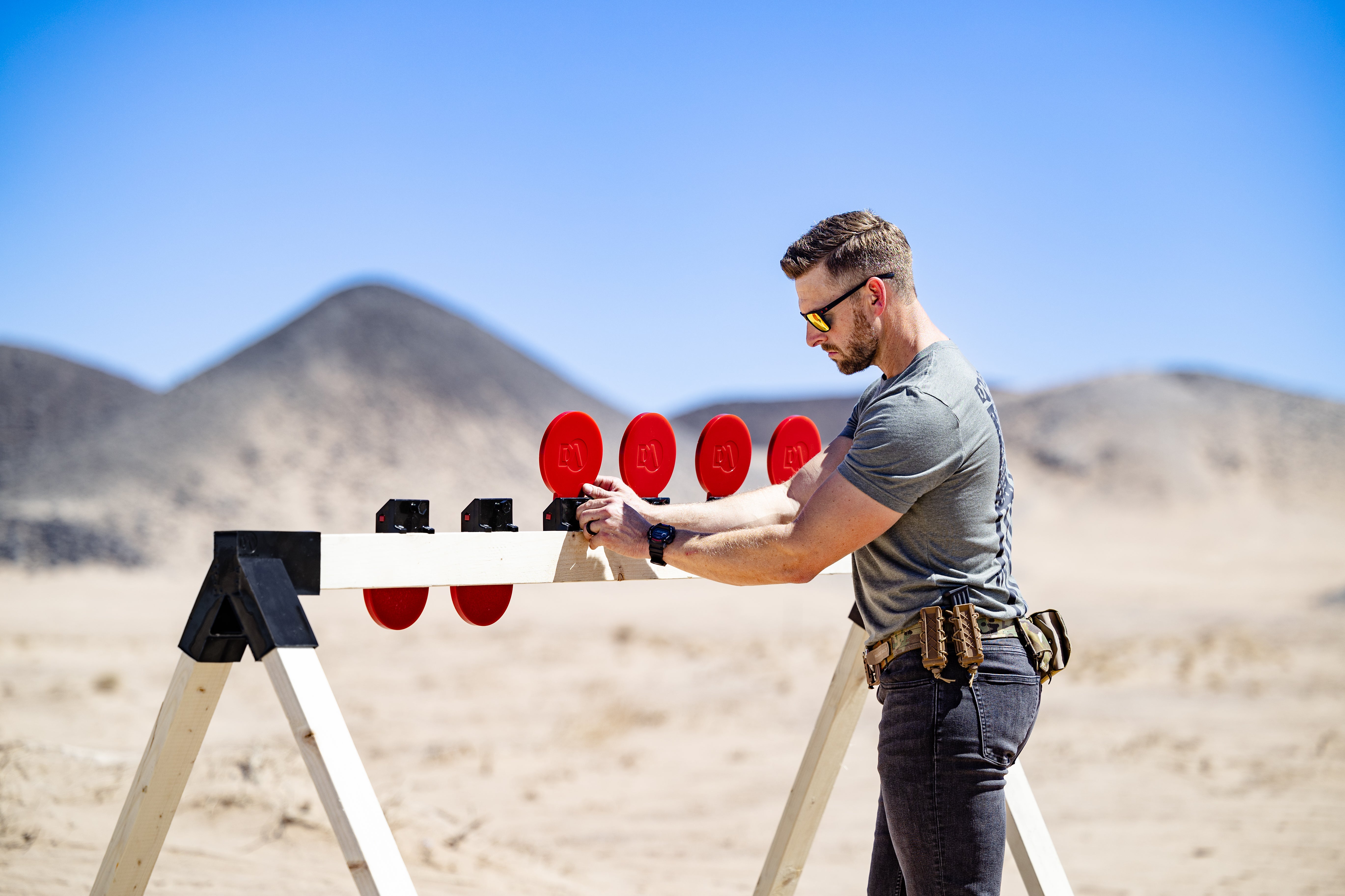 6” Knockdown Color-Changing Target