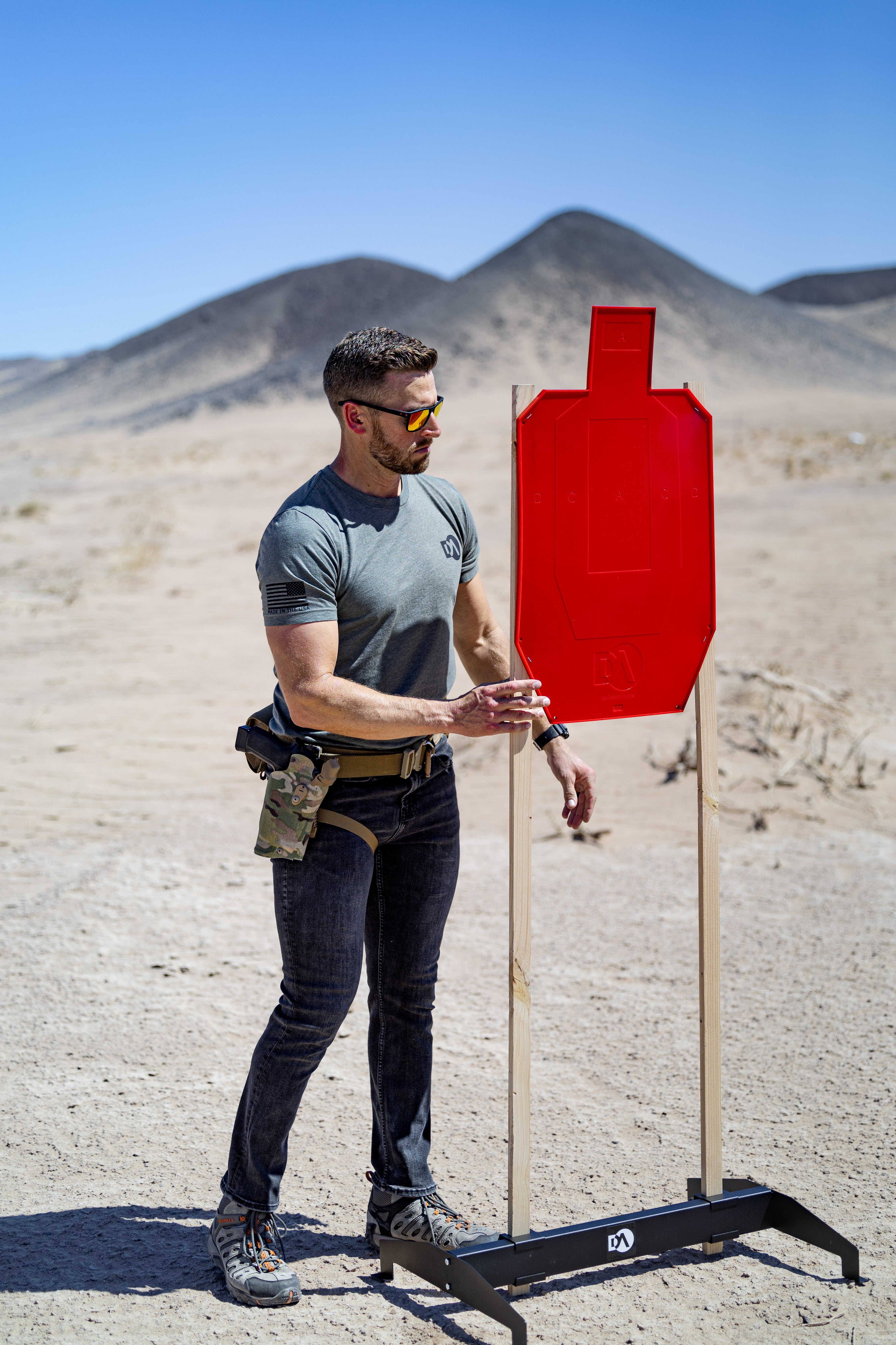 Full-Size Silhouette Color-Changing Target