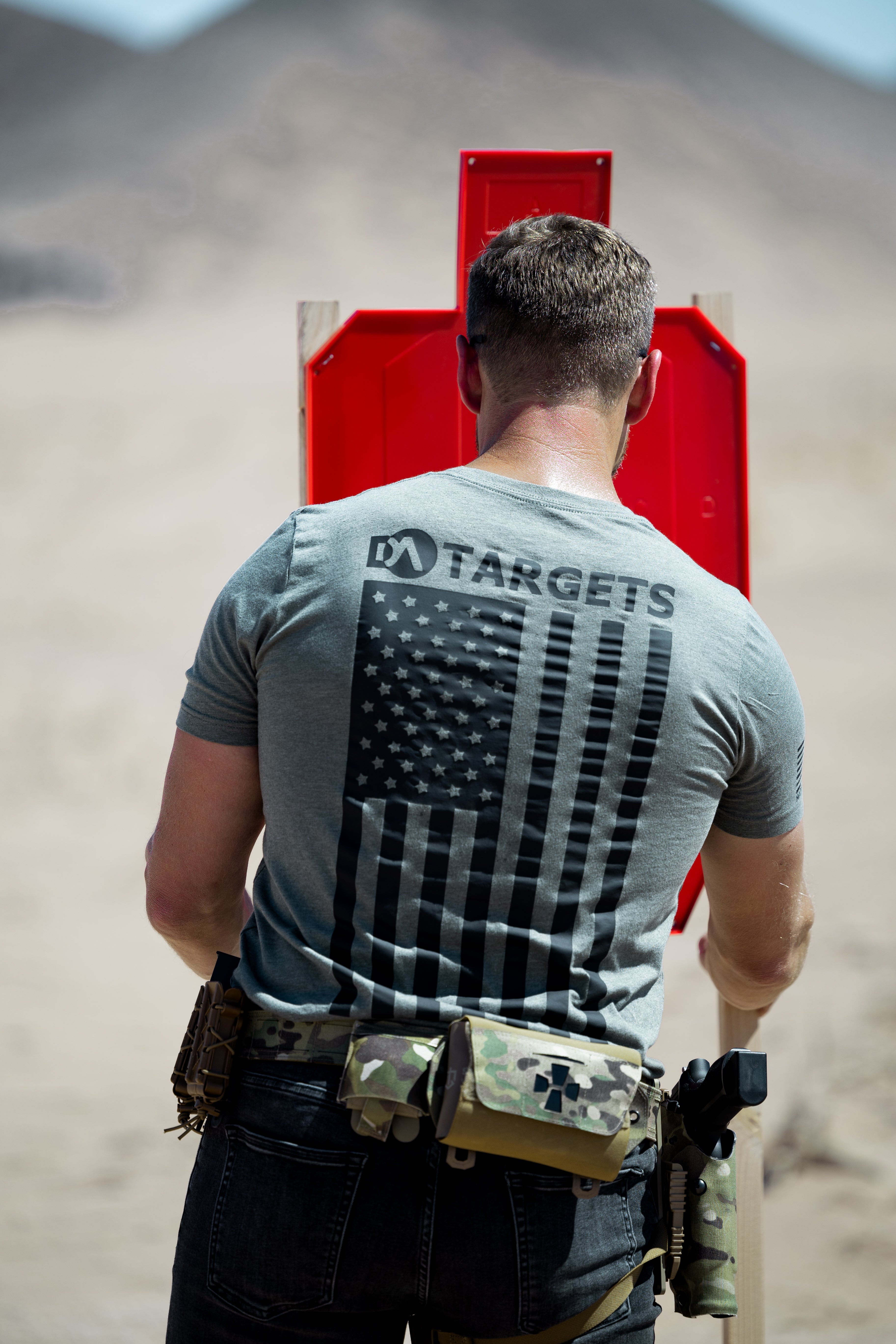 Full-Size Silhouette Color-Changing Target