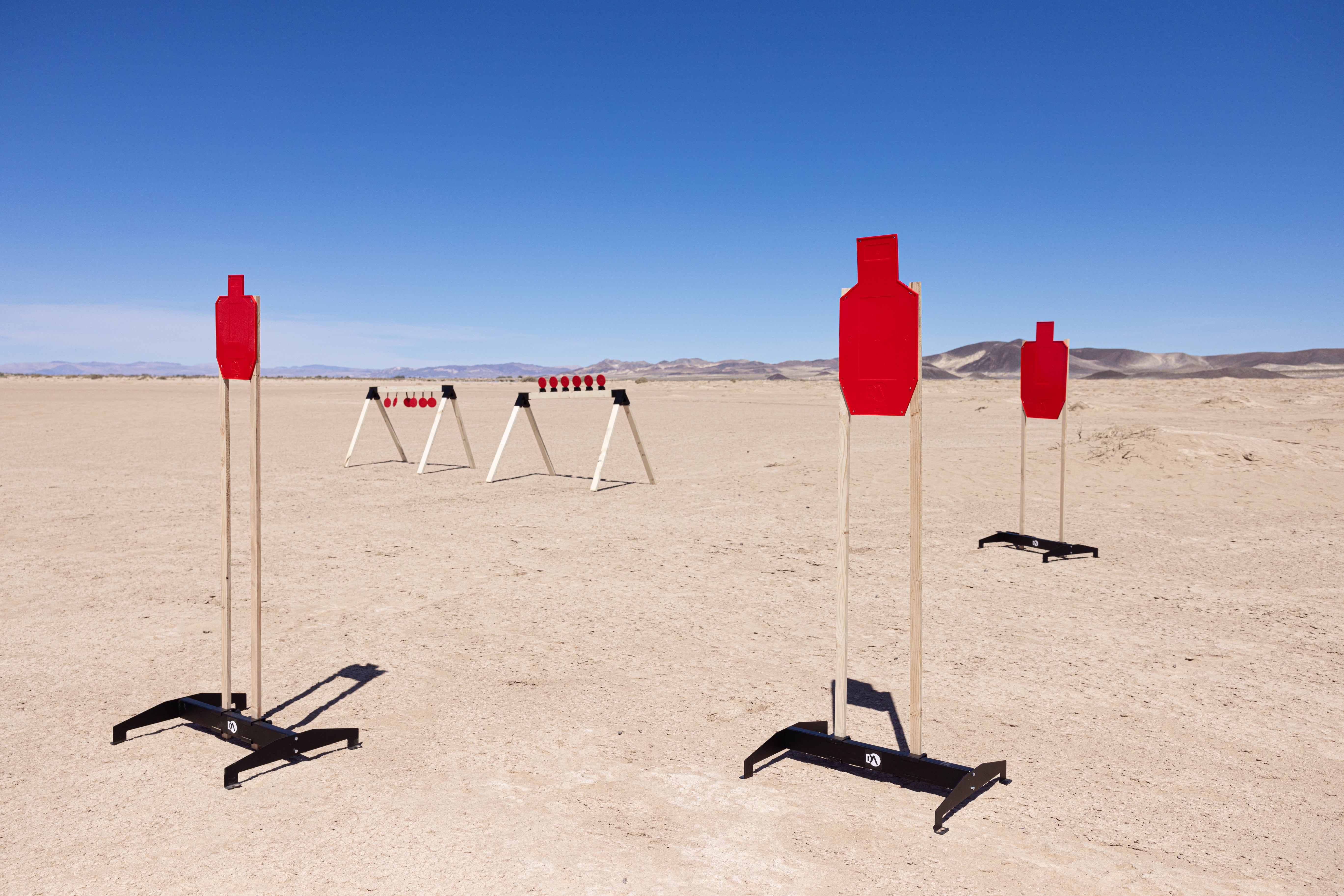 Half-Size Silhouette Color-Changing Target