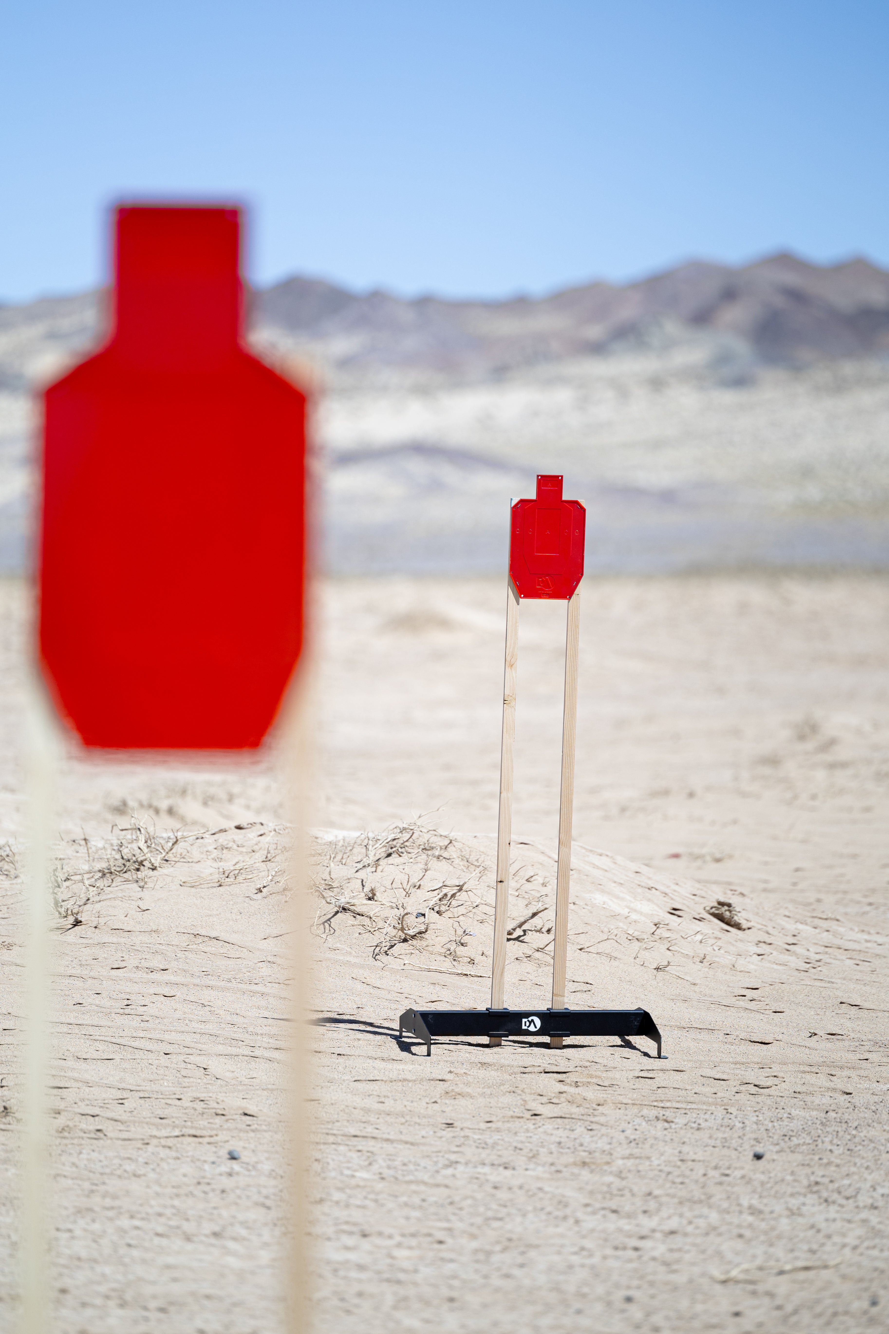 Half-Size Silhouette Color-Changing Target