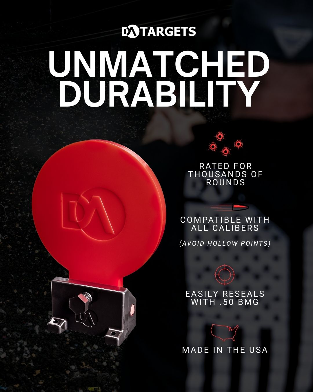 6” Knockdown Color-Changing Target