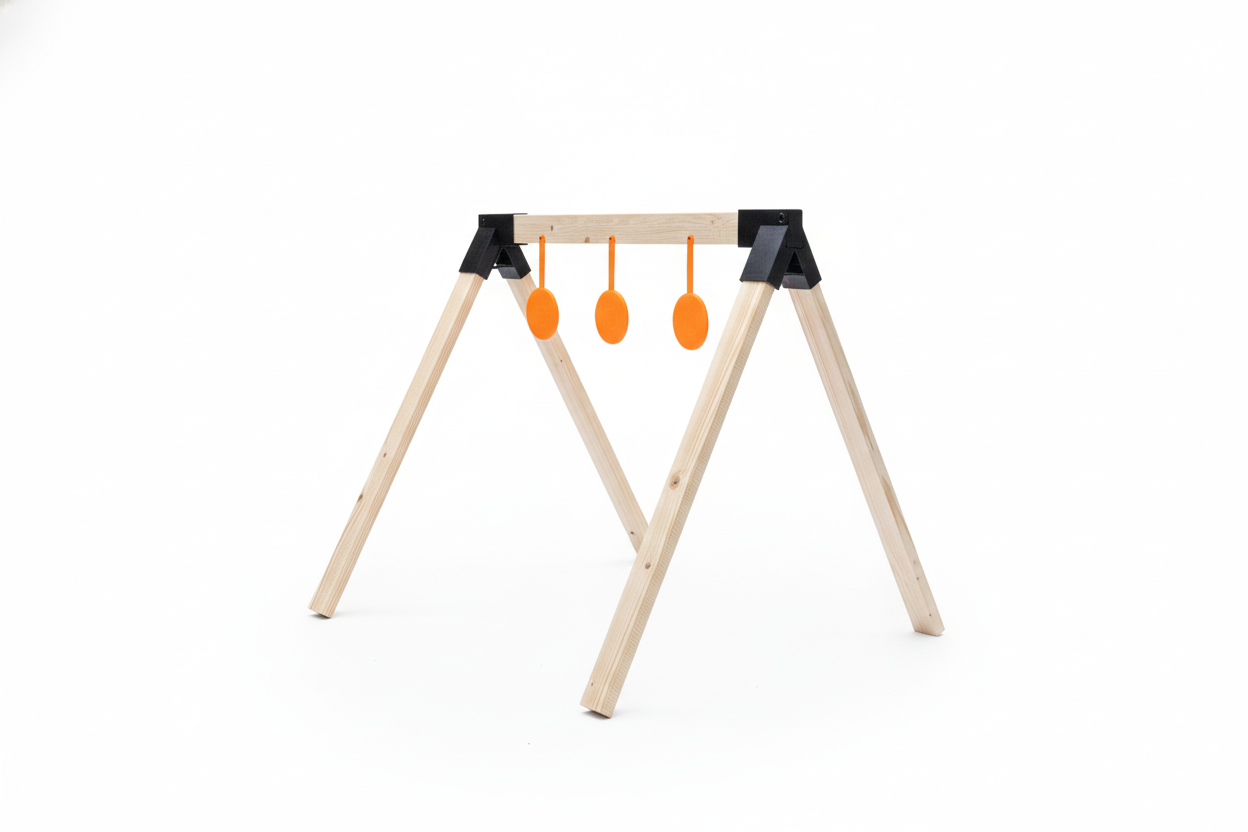 Non-Color Change Gongs and Brackets Kit- (Set of 3 or 6 Gongs and 2 Brackets)