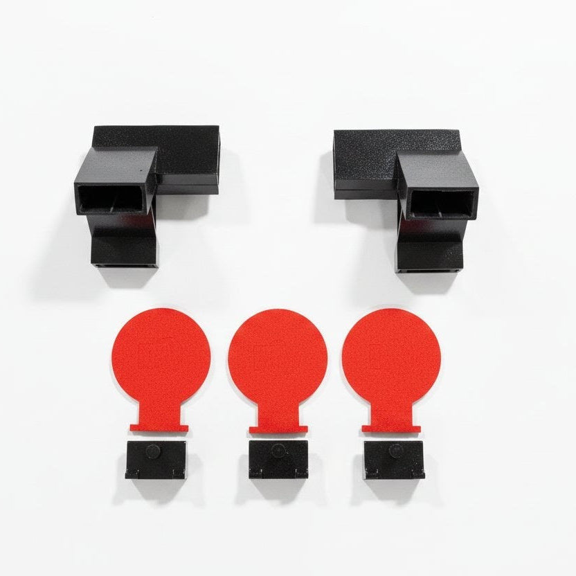 Color Change Knockdowns and Brackets Kit- (Set of 3 or 6 Gongs and 2 Brackets)