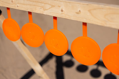 6" Gong Target Non-Color Changing
