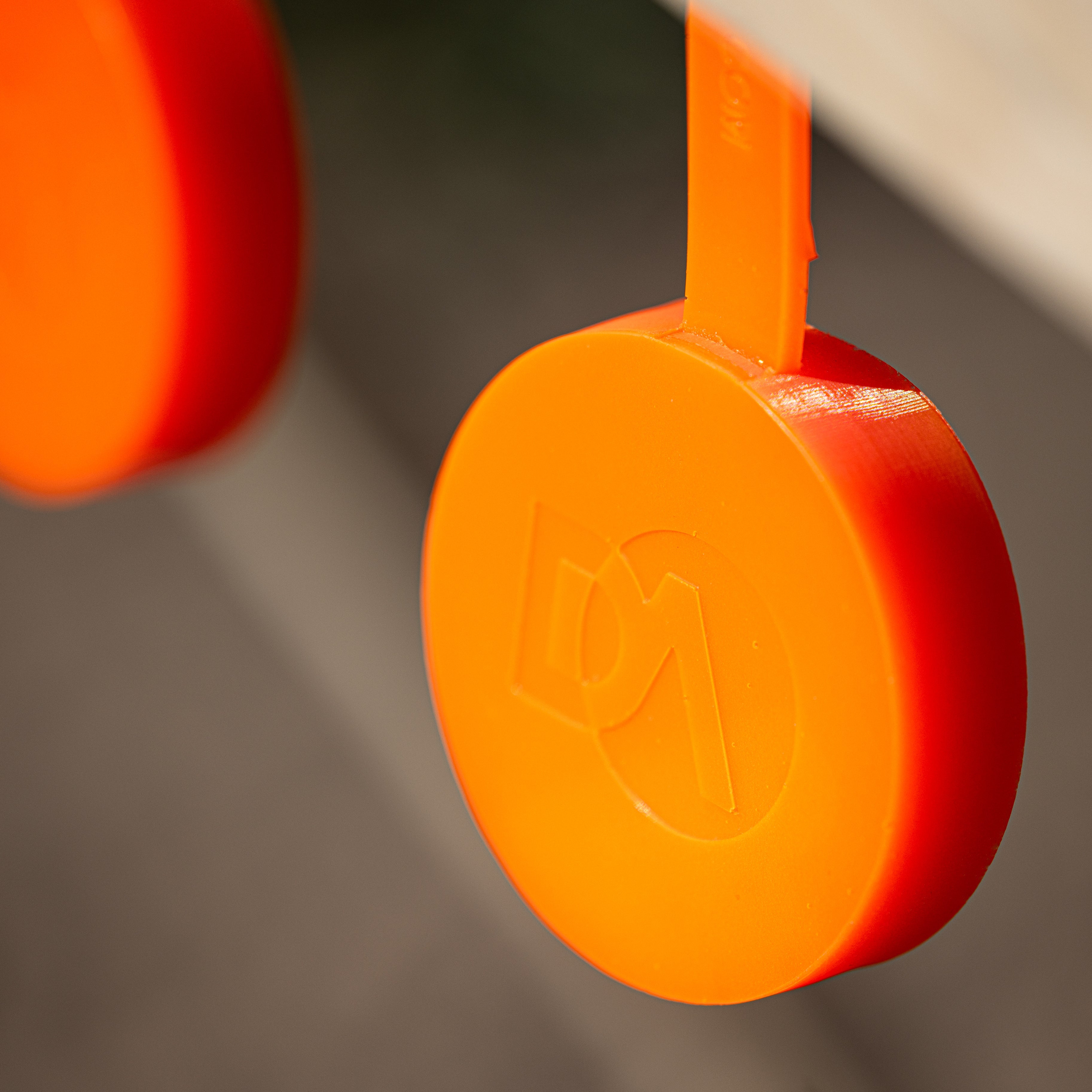 4" Rifle Gong Target Non-Color Changing