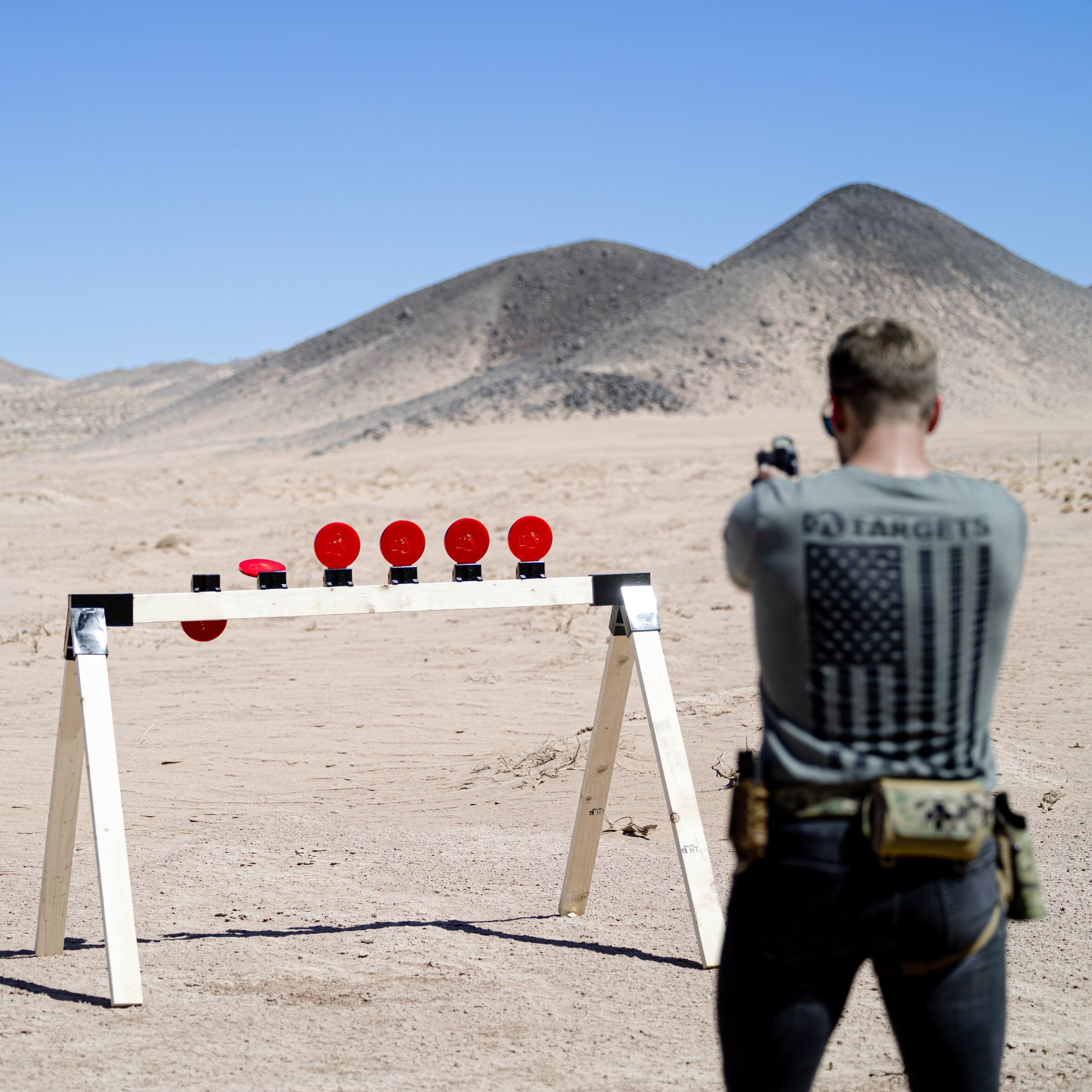 6” Knockdown Color-Changing Target