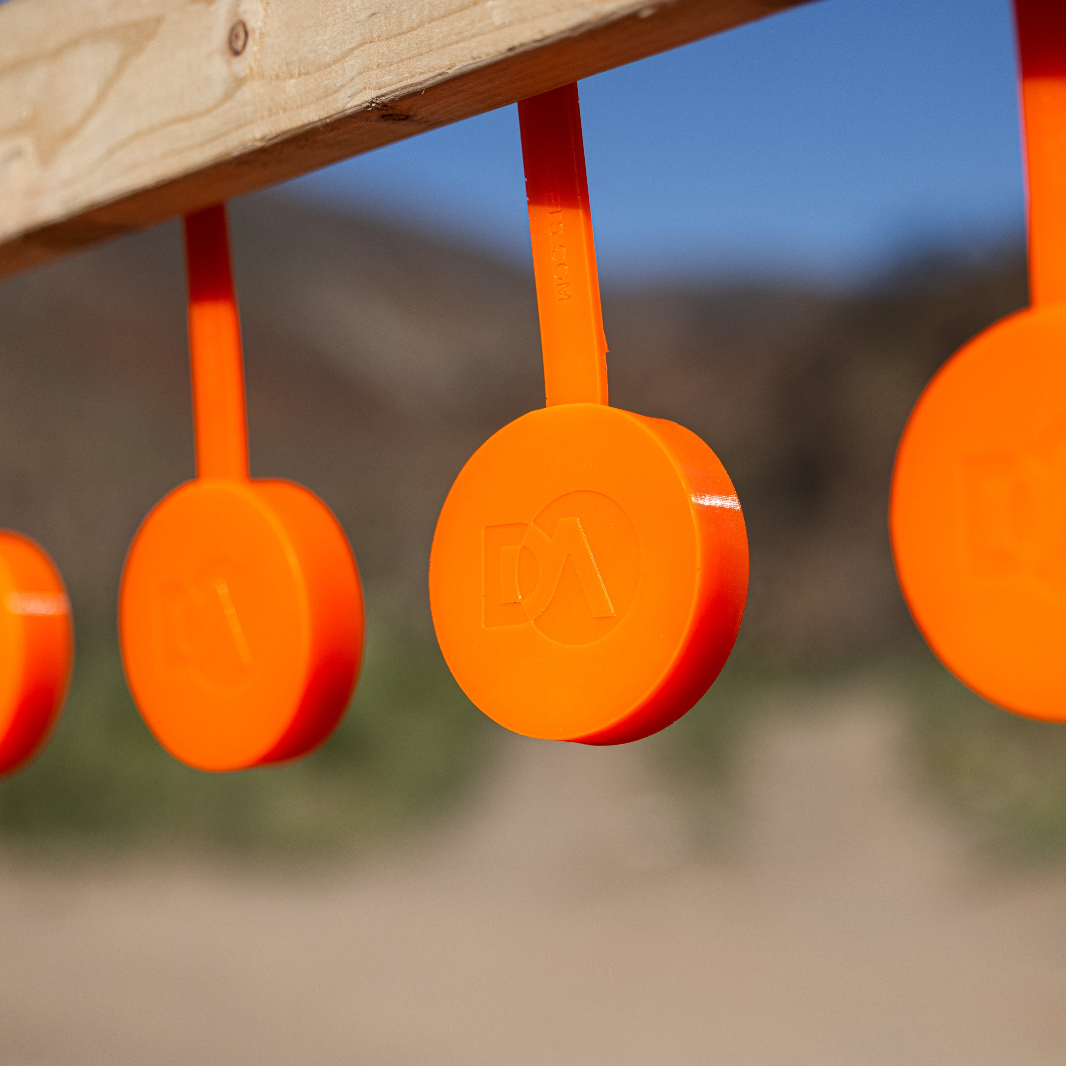 4" Rifle Gong Target Non-Color Changing