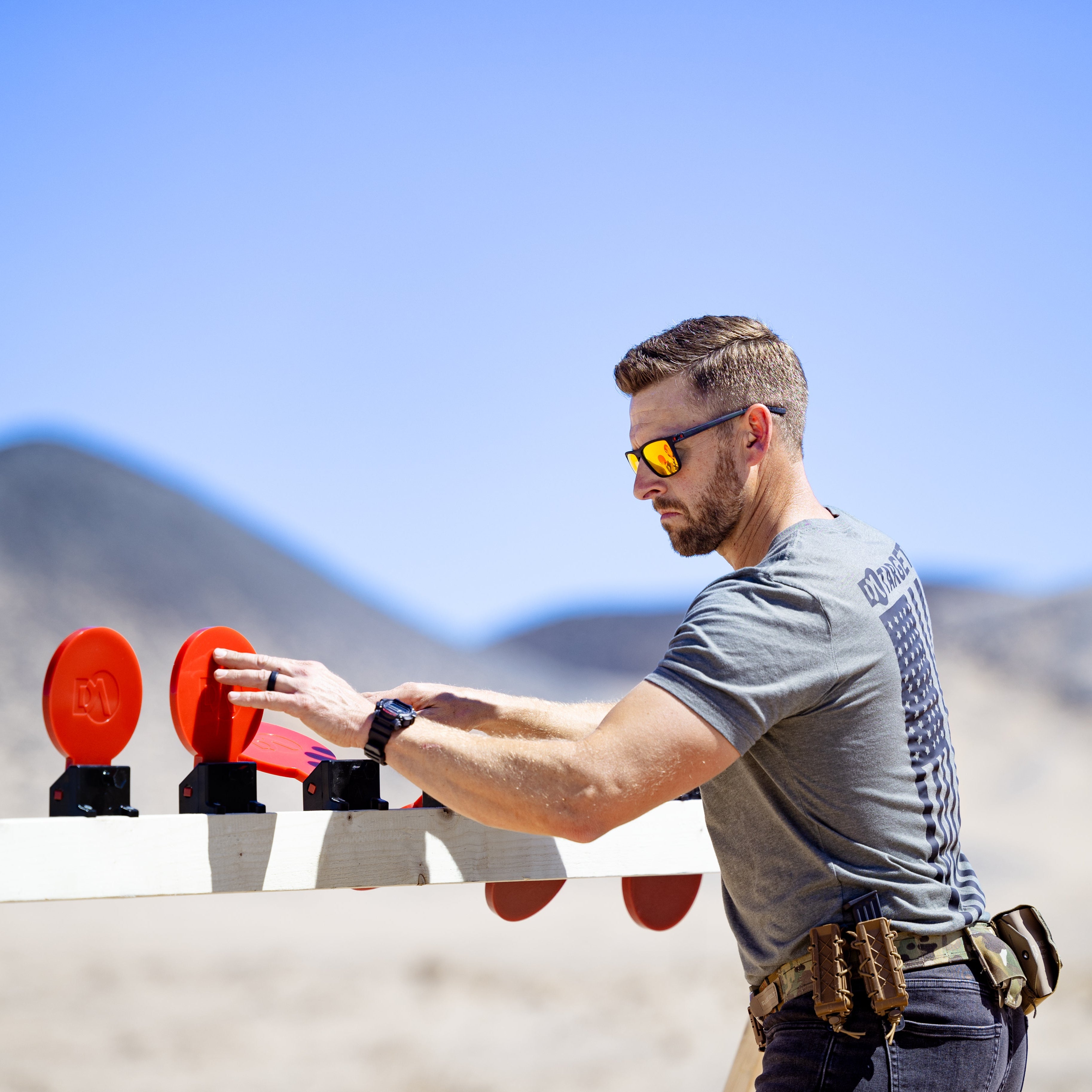 6” Knockdown Color-Changing Target