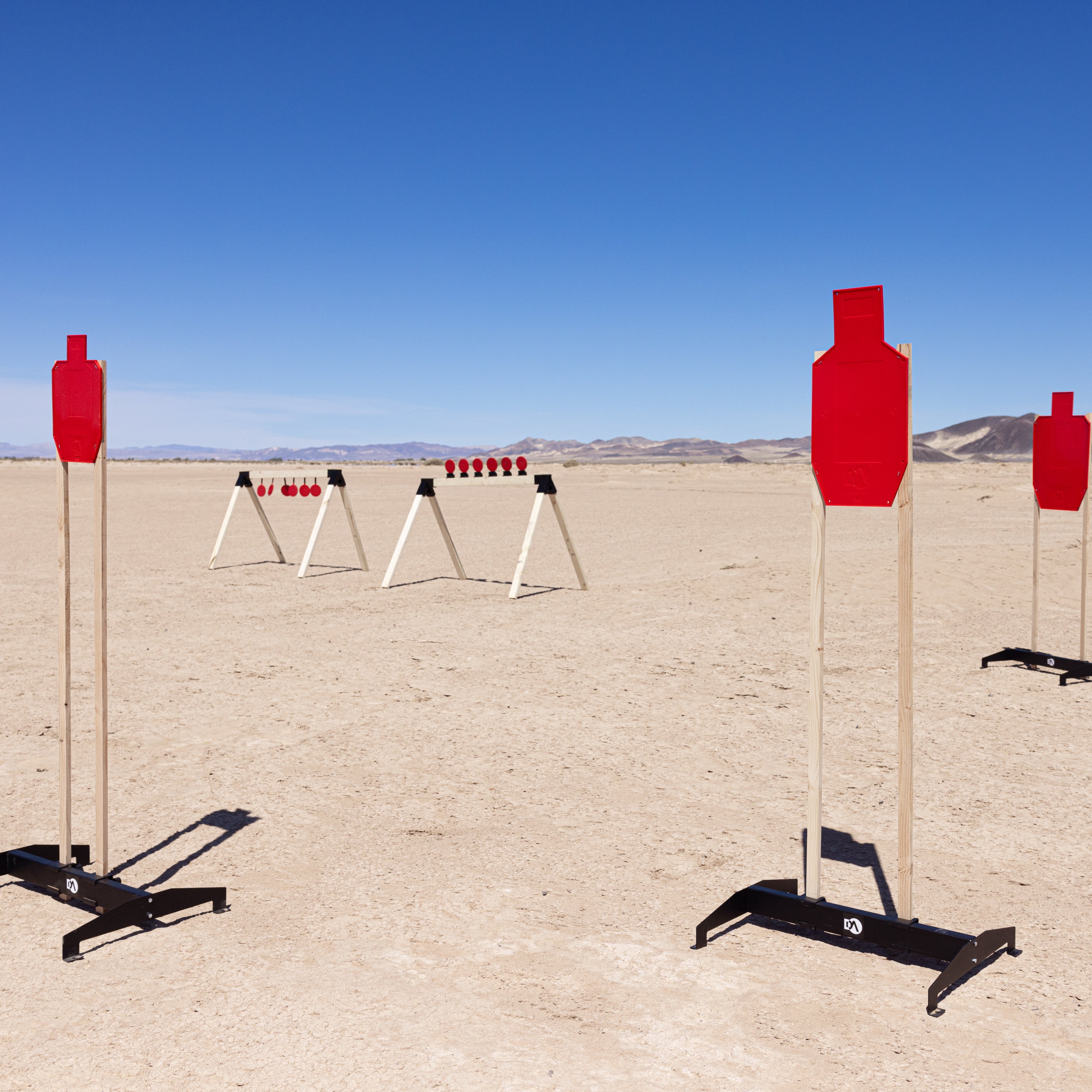 Half-Size Silhouette Color-Changing Target