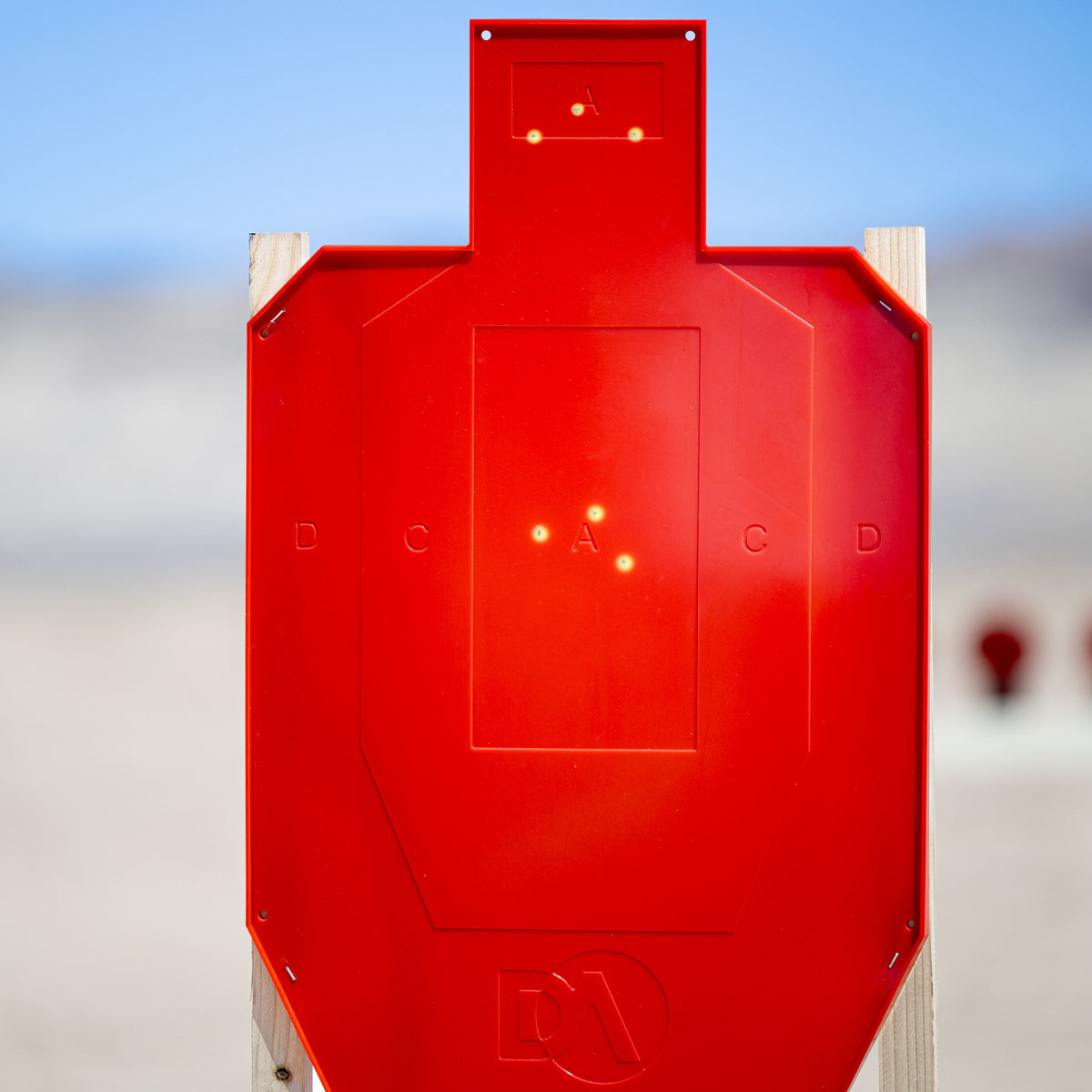 Full-Size Silhouette Color-Changing Shooting Target | DA Targets