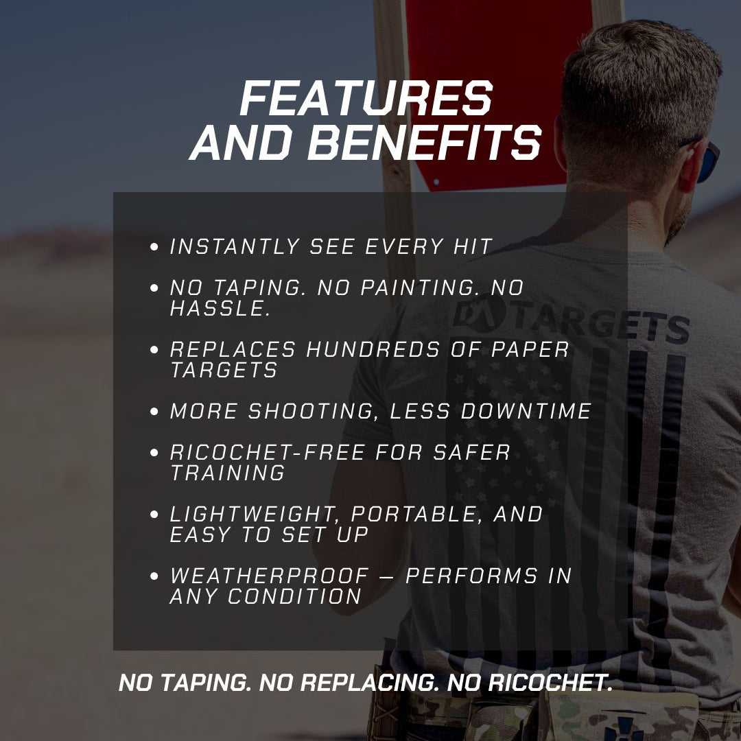 Full-Size Silhouette Color-Changing Target