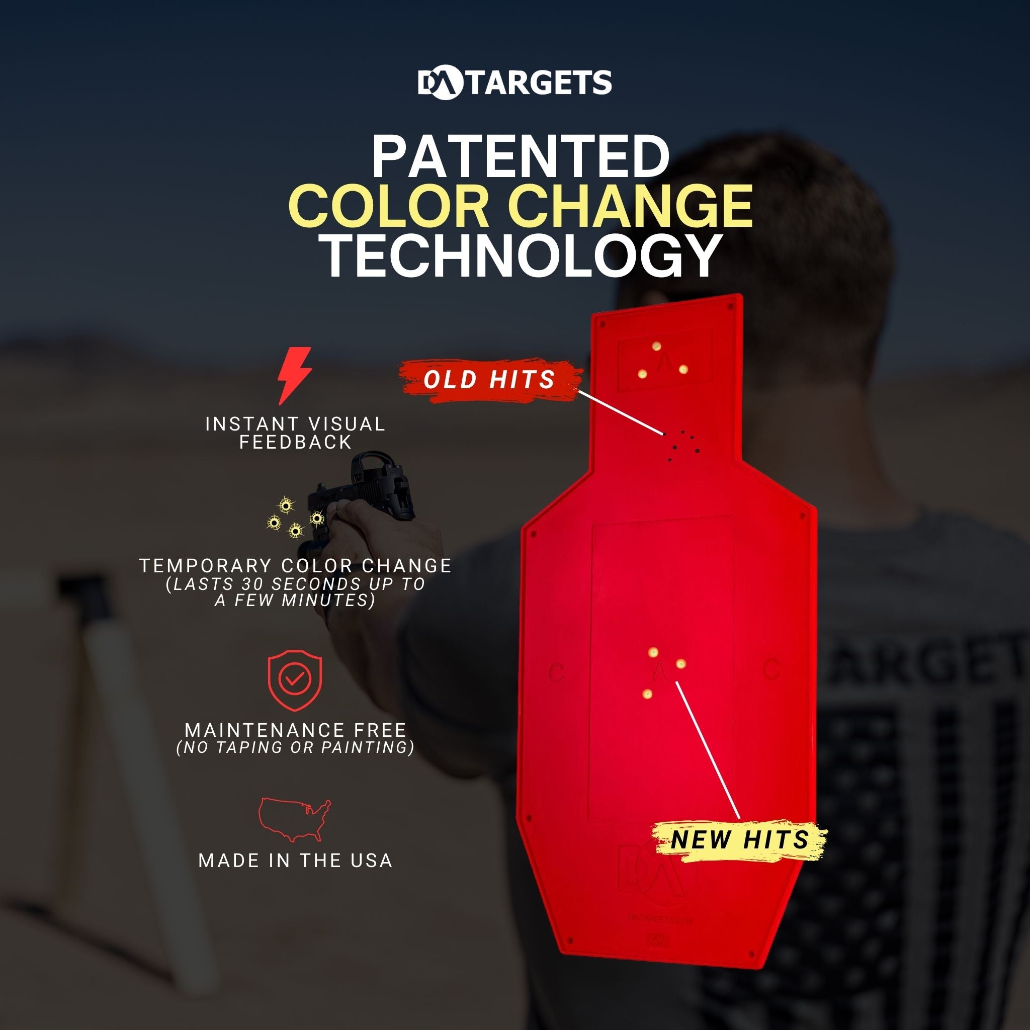 C-Zone Silhouette Color-Changing Target