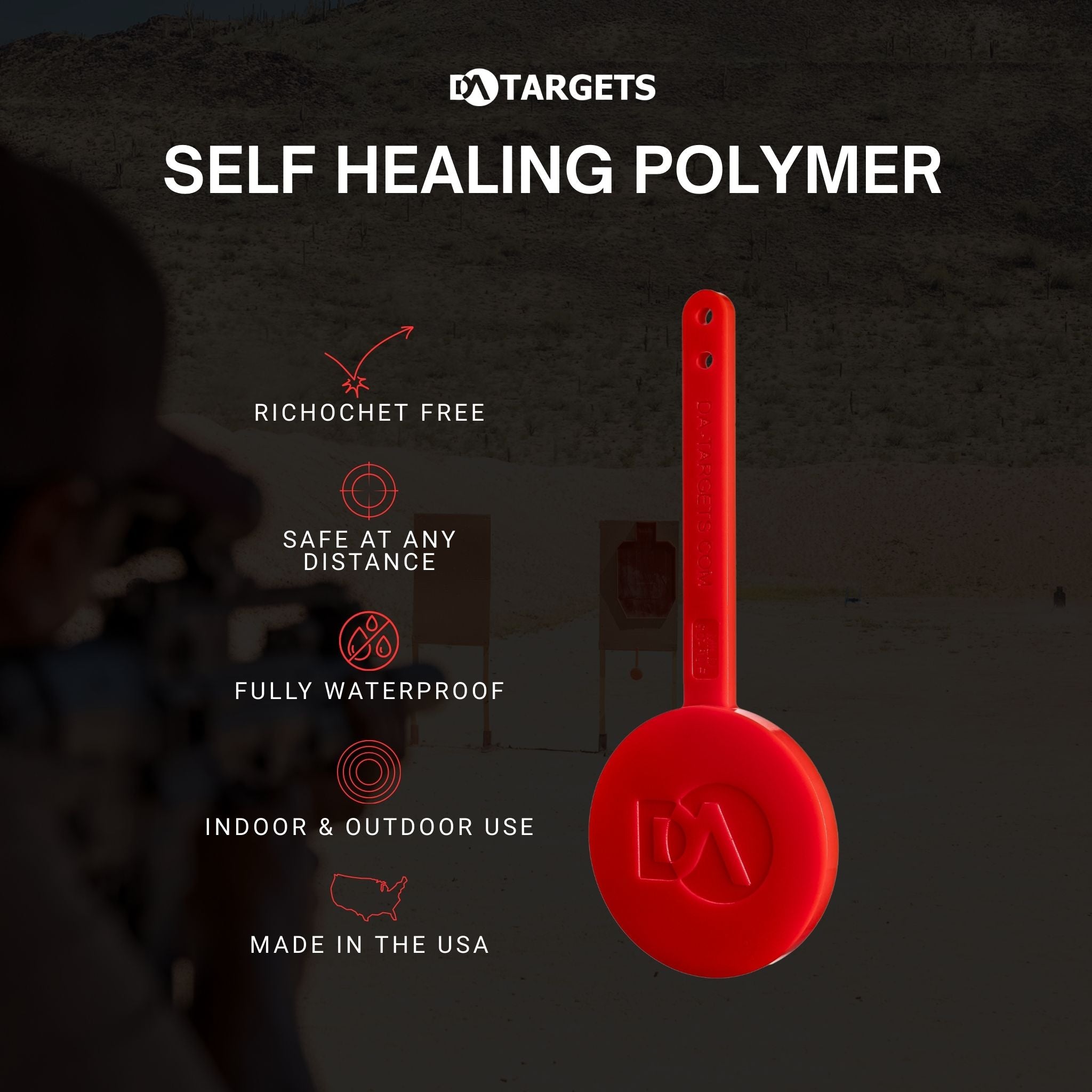 4” Gong Color-Changing Target