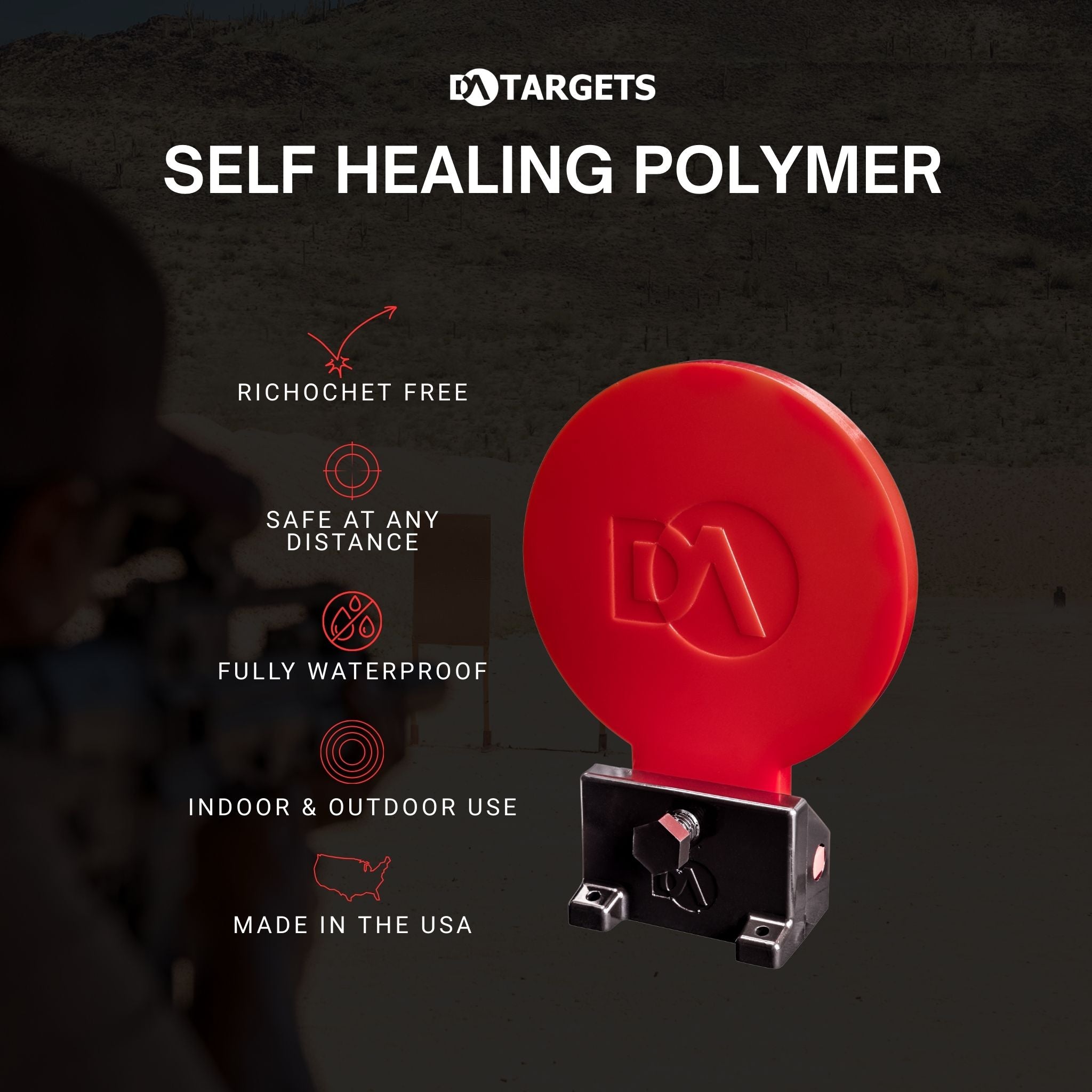 6” Knockdown Color-Changing Target