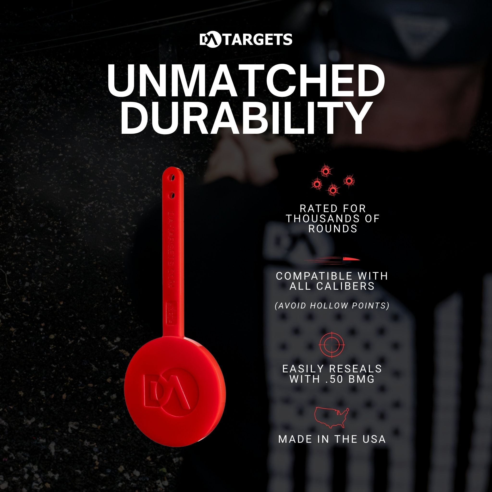 4” Gong Color-Changing Target