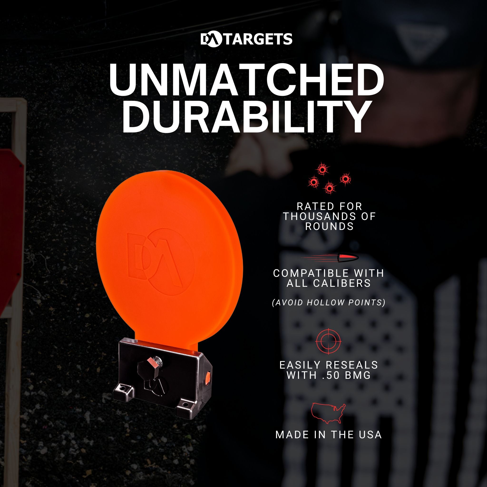 6" Knockdown Target Non-Color Changing