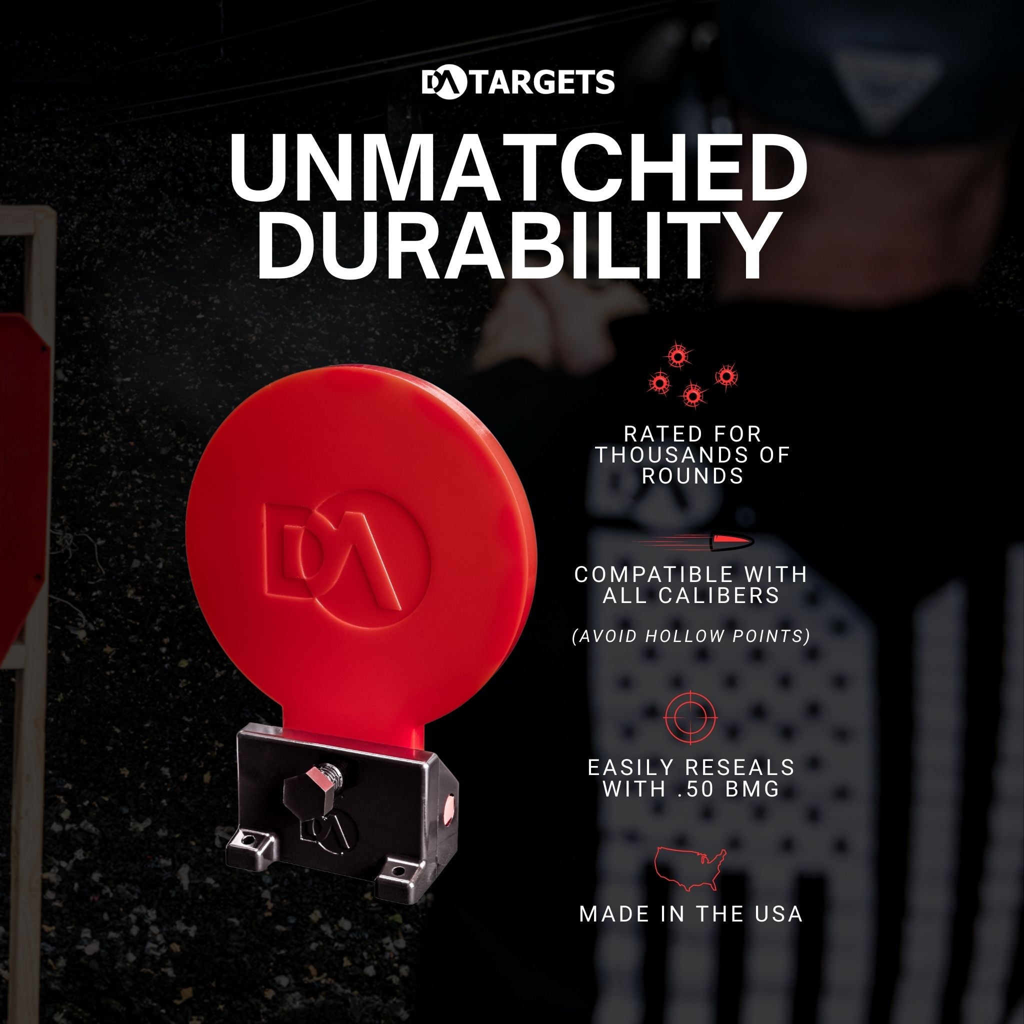 6” Knockdown Color-Changing Target