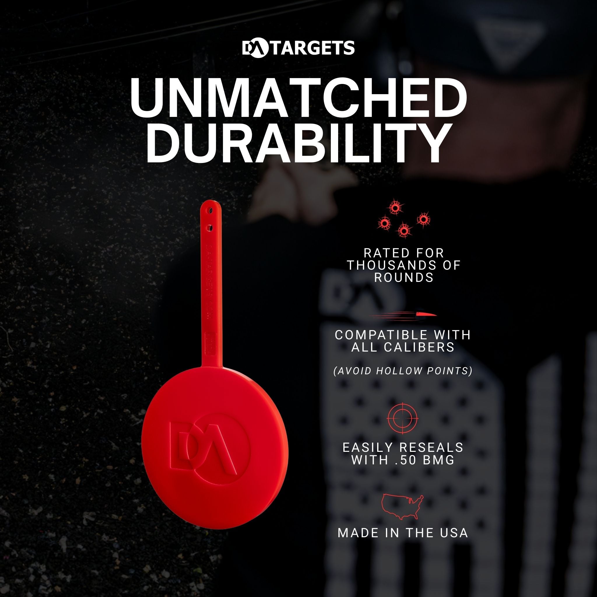 6” Gong Color-Changing Target