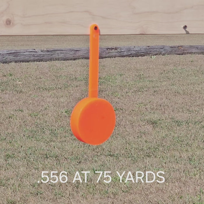 rifle target being shot by ar15