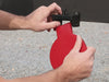 red target for shooting
