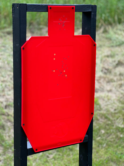 Full-Size Silhouette Target, Self-Healing, Color Changing — DA Targets